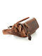 Leather Waist Bag Brown