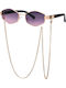 Moscow Mule Unisex Ochelari de soare cu Negru Cadru și Negru Degrade Lentilă MM/7506/3-Black-Gold/Brown-Degrante-Phaedra