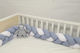 Baby Oliver Πάντα Πλεξούδα Εσωτερική Ραφ - Λευκό 20x200cm