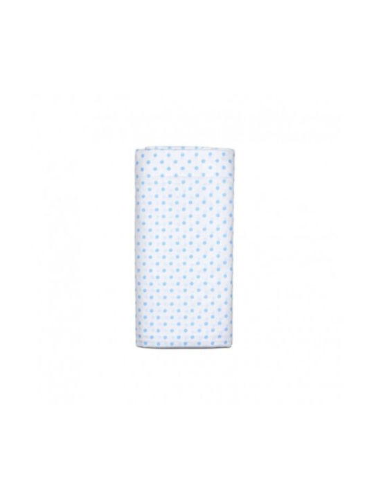 Baby Star Light Blue Fitted Sheet 105x150cm