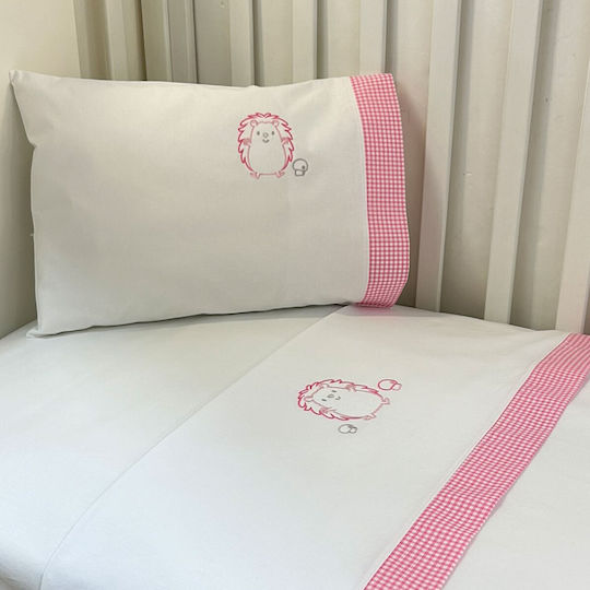 Bunny Bebe Set Baby Bettlaken Für Krippe Baumwolle Rosa 70x140cm