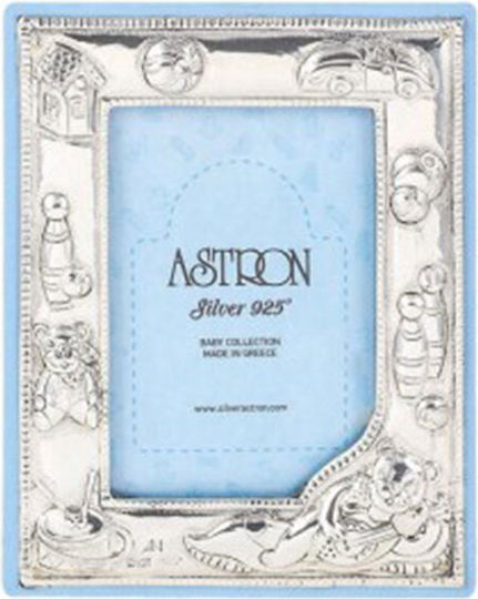 Children's Light Blue Silver Film Frame 9 X 13 Cm – Silver Film