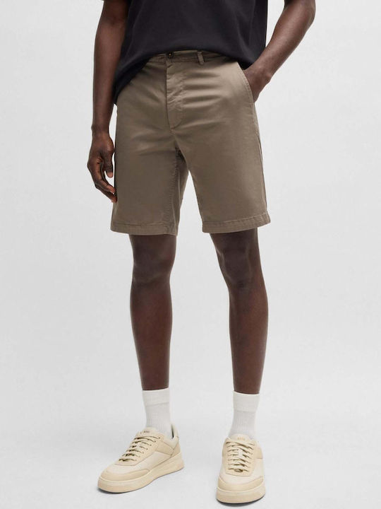 Boss Ανδρική Βερμούδα Chino Μπεζ