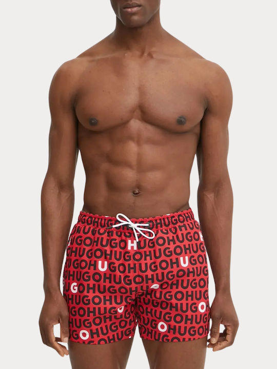 Tortuga Men's Swimwear Shorts Red With Patterns