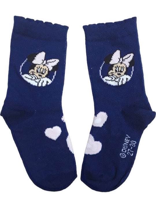 Disney Παιδικές Κάλτσες Minnie Blue, Pink Disney Παιδικές Κάλτσες Minnie Blue, Pink