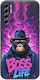 Carcasă Boss Life Chimpanzee TCL 20S 20 5G 20L 20L+ Negru TPU Silicon Negru