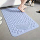 Rug Bathtub Non-slip with Suction Cups Blue 50x80εκ.