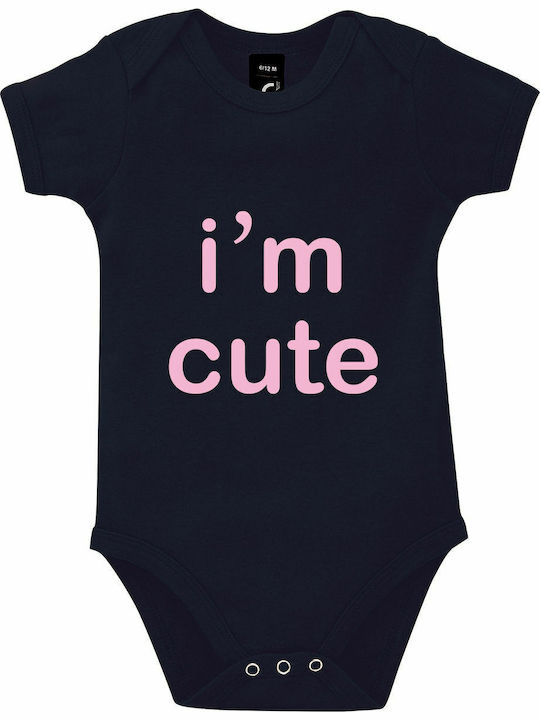 kirikoko I'm Cute Short-Sleeved French Navy