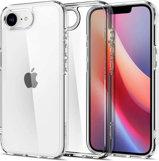 Spigen Ultra Hybrid Rückseite Umschlag Silikon / Kunststoff 1,2 mm Transparent (iPhone 17e / 16e)