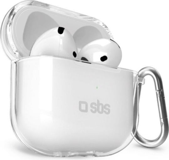 SBS Θήκη Σιλικόνης σε Διάφανο χρώμα για Apple AirPods 4