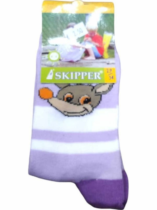 Skipper Παιδικές Κάλτσες Μωβ