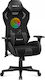 Huzaro Combat 7.6 Fabric Gaming Chair with Adjustable Armrests and RGB Lighting Black