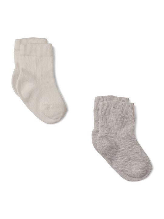 Biorganic Kindersocken Grey & Cream 2 Paar