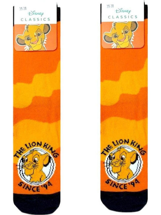 Disney Παιδικές Κάλτσες Lion King Μαύρο