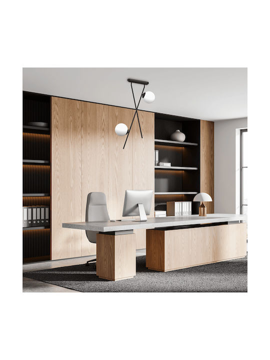Eko Light Lustră Negru cu Dulie E14, E.14