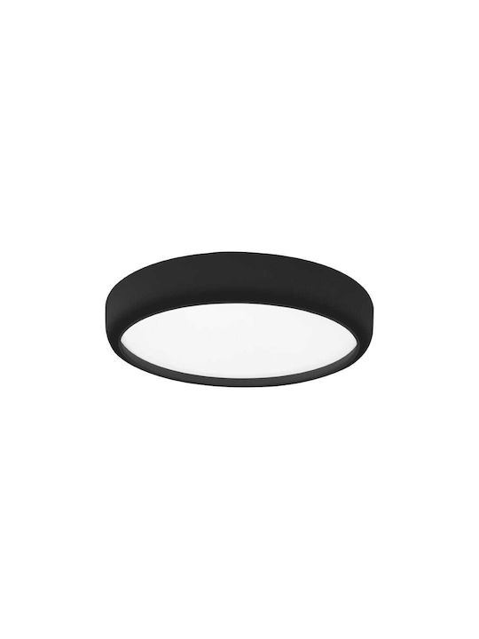 Eko Light Plafonieră de Tavan Neagră cu LED Integrat