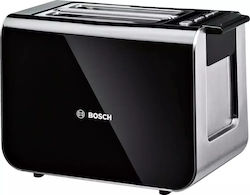 Bosch Styline Φρυγανιέρα 2 Θέσεων 860W Μαύρη