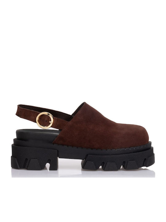 Sante Wildleder Damen Ballerinas Slingback in B...