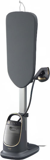 Philips All-in-One 8500 Series Ατμοκαθαριστής Ρούχων Δαπέδου 2200W με Δοχείο 1.2lt Γκρι
