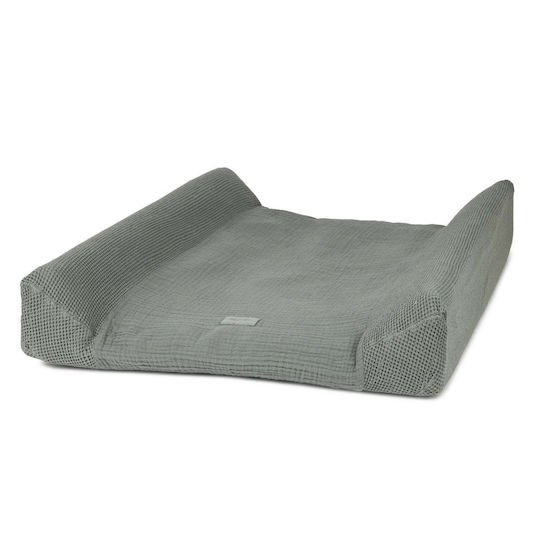 Nobodinoz Soft Changing Pad with Cover made of Fabric Azure 50x70cm