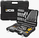 Комплект битове и гнезда 216 части JCB 1/4" 3/8" 1/2" JCB-38841