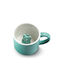 Donkey Becher aus Porzellan Blau 150ml
