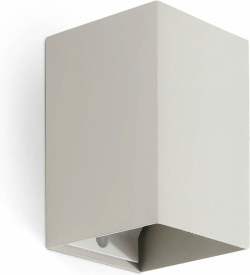 Faro Barcelona Lamp Wall with Socket GU10 Gray 8x10cm