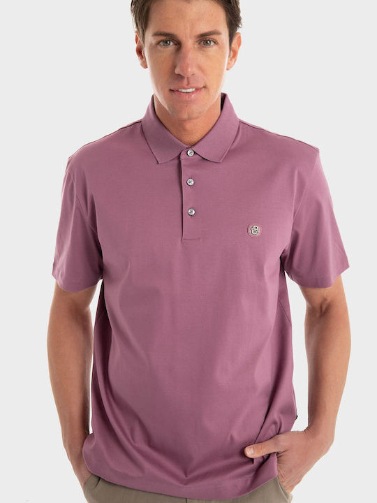 Boss Polo Μπλούζα Κοντομάνικη Light Bordeaux