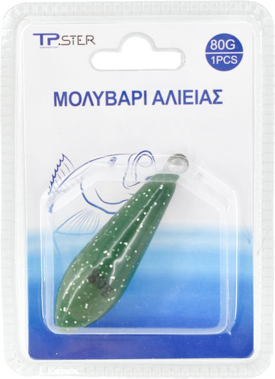 Tpster Риболовна тежест с пластмасово покритие 80g 1бр 37326