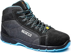 Horizon Waterproof Safety Boot Black with Certification P E ESD FO SR