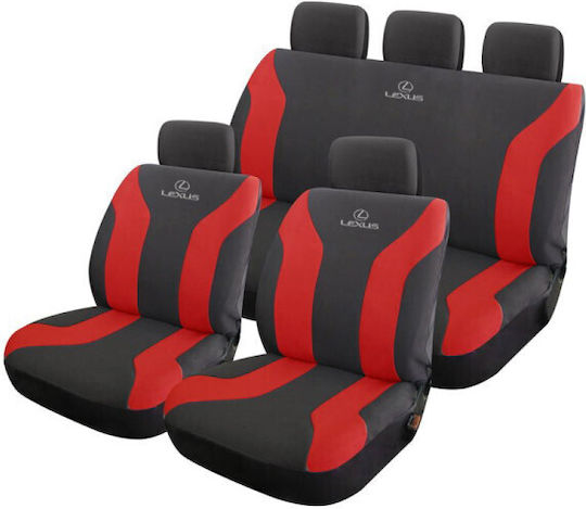 Takeposition Set Huse Auto 9buc Poliester Negru