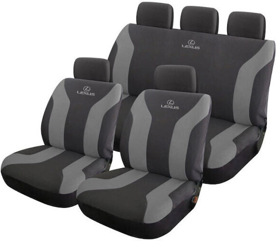 Takeposition Set Huse Auto 9buc Poliester Negru