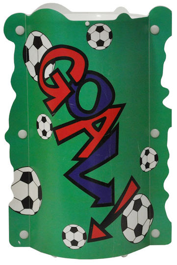 Pol Fox Kids Portable Lamp Green 19x11x28εκ.