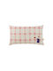 Vibes Rectangular Cushion Pink Windowpane Tulips 44x25 M