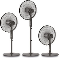 Standing Fan Black 3-in-1 DC Motor Φ45 25W Remote Eurolamp 300-20024 Standing Fan Black 3-in-1 DC Motor Φ45 25W Remote Eurolamp 300-20024