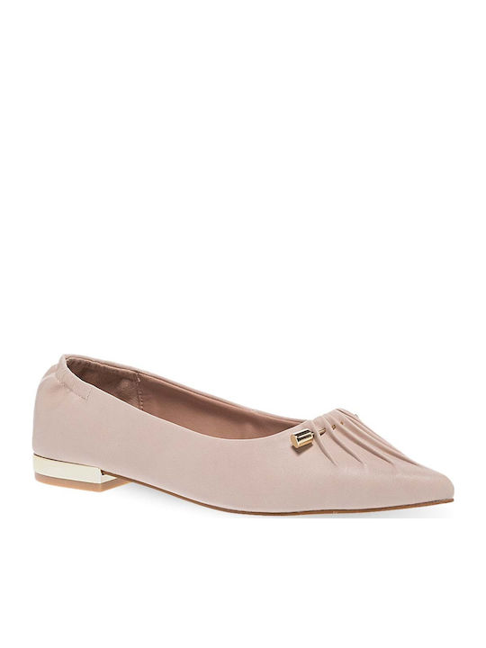 Women's Pointed Toe Ballerina Shoes Pink