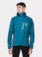 Geci Bărbați Hardshell Waterproof și cu protecție împotriva vântului Deep Teal/acid Albastru