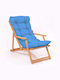 Liegestühle Holz Blue 66x48x110cm