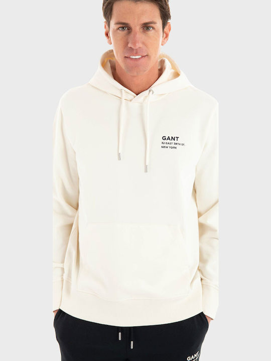 Sweatshirt with Hood Cream