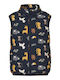 Kids' Casual Jacket Sleeveless Blue
