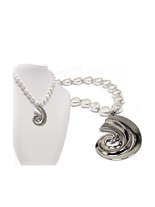 Isay Collection Halskette Halsband aus Stahl mi...