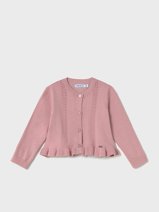 Mayoral Kinderstrickjacke Baumwolle Rosa