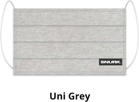 Snurk Μάσκα Προστασίας Υφασμάτινη Γκρι SN-MASKGREY 1τμχ