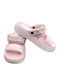 Flache Sandalen für Damen in Rosa Farbe