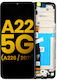 Οθόνη Samsung mit Touch-Mechanismus für Samsung A226B, Galaxy A22 5G (Schwarz)