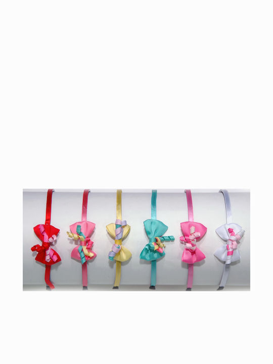 Kinder Haarband mit Schleife Fuchsia 1Stück