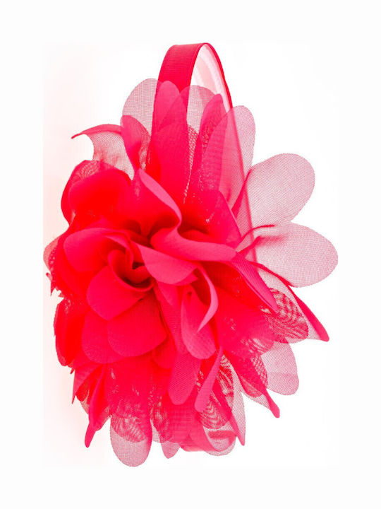 Fuchsia Kids Headband with Flower