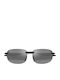 Maui Jim Ho'okipa Ανδρικά Γυαλιά Ηλίου με Μαύρο Μεταλλικό Σκελετό και Μαύρο Polarized Καθρέφτη Φακό