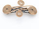 Barrette Künstlerisches Design Bronze