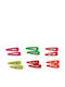 Ro-Ro Accessories Set of Kids Hair Clips with Bobby Pin in Red Color 2pcs